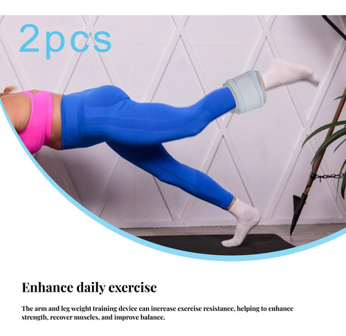 Pulseras Con Pesas Para Tobillos, Ajustables, Con 0,5 Kg X 2