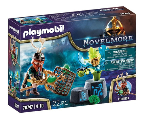 Playmobil Novelmore 70747 Violet Vale Mago De Las Plantas