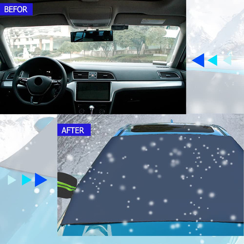 Cubierta De Parabrisas Asubha Modelo Impermeable Para Nieve