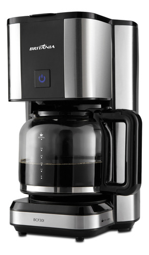 Cafeteira Elétrica Inox 800w Bcf30i Preta Britânia 110v