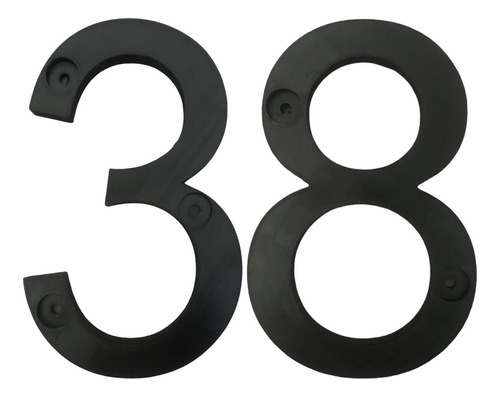 3d Números Para Departamentos, Mxgnb-038, Número 38, 17.7cm