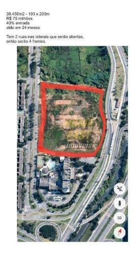 Área À Venda, 38450 M² Por R$ 75.000.000 - Jardim São Geraldo - Guarulhos/sp - Ar0013