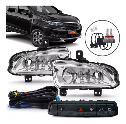 Farol Milha Strada Freedom 2020 21 22 23 24 + Super Led
