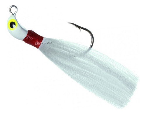 Isca Artificial Lori Jig Rabuda 12gr - Várias Cores Cor Branca Amarril Vermelho