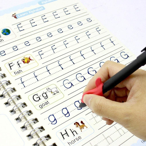 Cuaderno De Caligrafía 3d Libros Mágicos Reutilizables Para