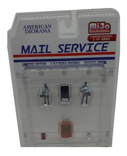 American Diorama Mail Service 1:64 Color Blanco