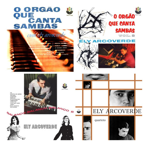 Ely Arcoverde | Organista | Instrumental | Bossa (4 Cds)