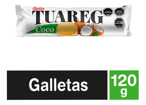Galleta Tuareg Costa 120gr Original(3 Unidades)-super