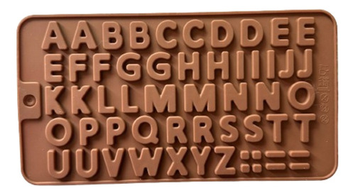 Molde Silicona Letras Para Chocolate/fondant