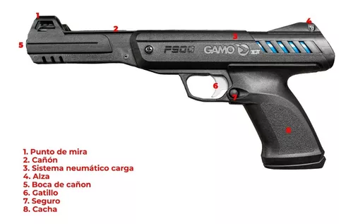 Pistola de aire Gamo calibre 4.5