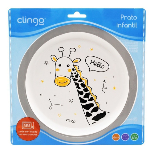 Imagem 2 de 2 de Prato Infatil Clingo