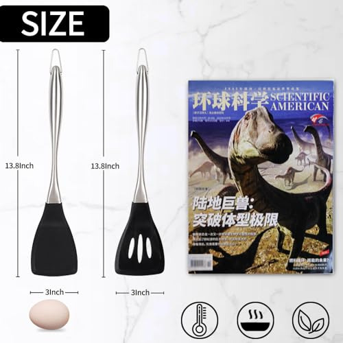 Juego De 2 Espátulas De Silicona Julipro, Turner, Utensilios