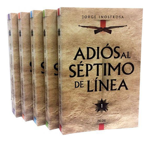 Libro Pack Adios Al Septimo De Línea (5 Libros) - Jorge Inos