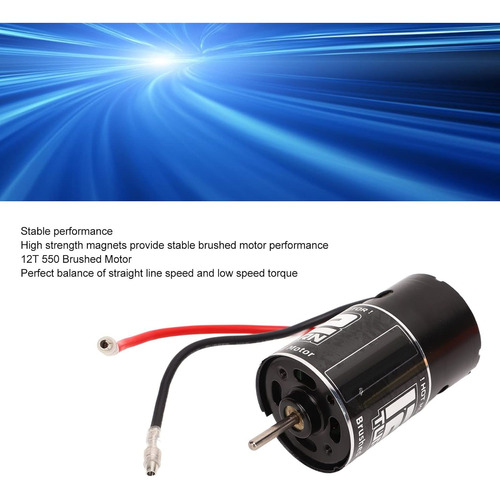 Motor Cepillado, Motor Cepillado 12t 550 Para Arrma Mega 1/1