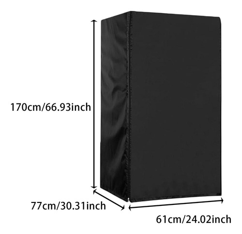 Cubierta Protectora Para Refrigerador De Tela Oxford, 61cm