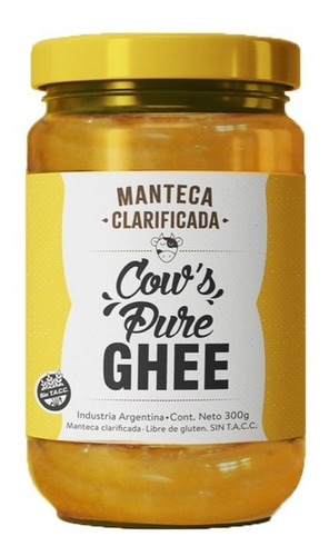 Imagen 1 de 3 de Manteca Clarificada Ghee Cows Pure  X 300g - Sin Tacc