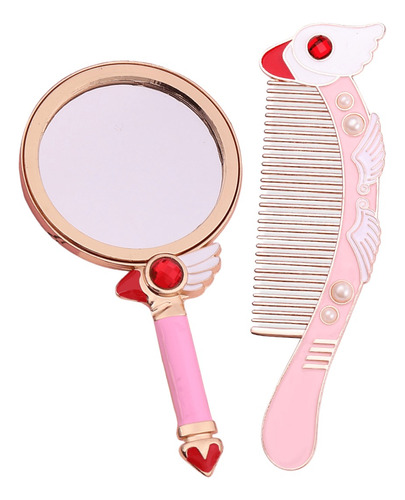 Juego Espejo+peine De Mano Anime/sakura Card Captor