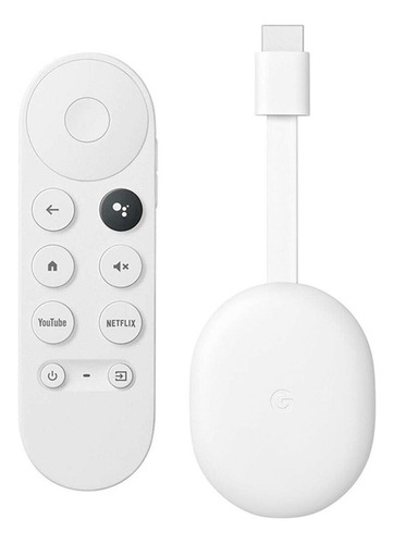 Transmisor Google Tv Chromecast Hd Wifi Blanco Bluetooth 