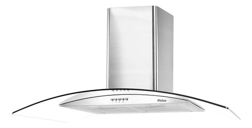 Coifa De Parede Philco Curva 90cm Inox Dupla Filtragem 220v