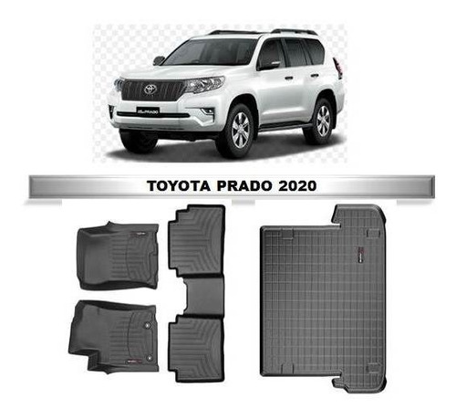 Weathertech Alfombra Bandeja Toyota Prado 2020