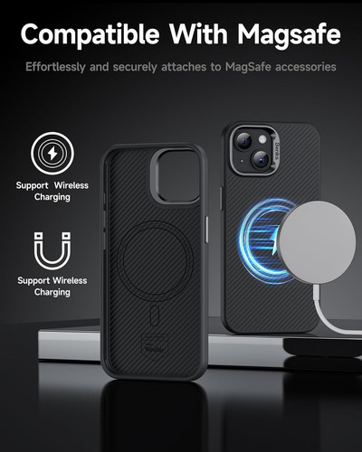 Case Benks Armorpro Kevlar (mag) Para iPhone 14 Normal 6.1