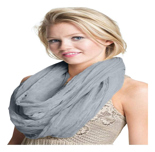 Cj Gray Mobius Infinity Bufanda Snood Cowl Tubo Circular Ete