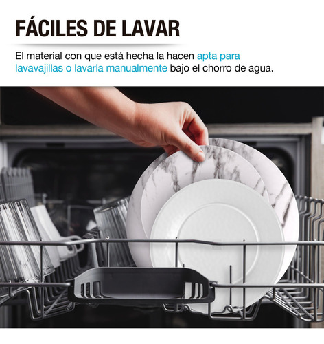 & Conjunto De Louça Moderno De Melamina Para 4 Pessoas (12