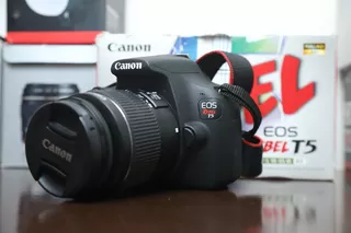 Canon Eos Rebel T5 Dslr Cor Preto Com A Lente D Kit