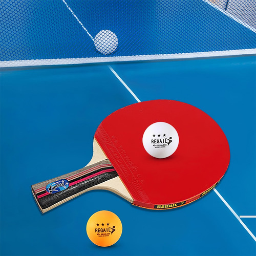 Kit De Paletas Ping Pong Mango Corto Con Pelotas