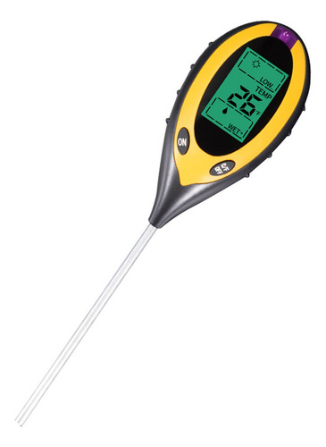 4-em-1 Teste De Solo Ph Umidade Medidor De Temperatura Luz T