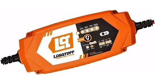 Cargador Baterías Lusqtoff Auto Moto Gel 12/24v