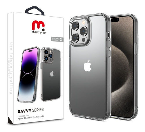 Funda Para iPhone 15 Pro Max Trasparente Resistente+ Vidrio