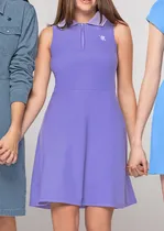 Comprar Vestido Mujer Polo Club Sin Mangas Polo Lila 3652367