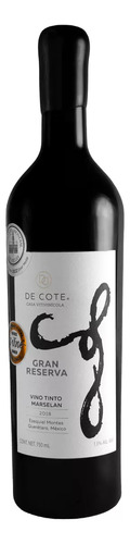 Vino Tinto De Cote Gran Reserva Marselan 750 Ml