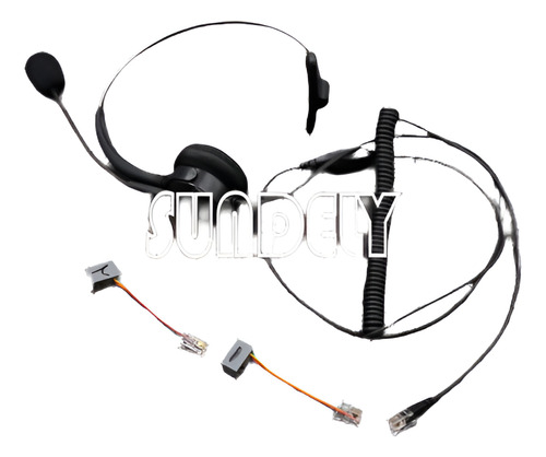 Llamada Centro Mono Auricular Auriculares Micrófono M5208 M5