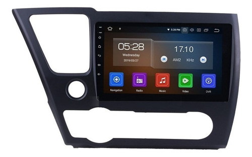 Estereo Auto Android Honda Civic 2013-2015 Dvd Gps Touch Hd