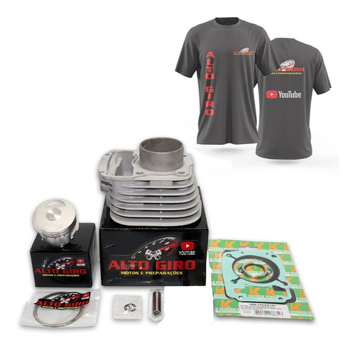 Kit 4mm Alto Giro Cg 125 2000 A 2001