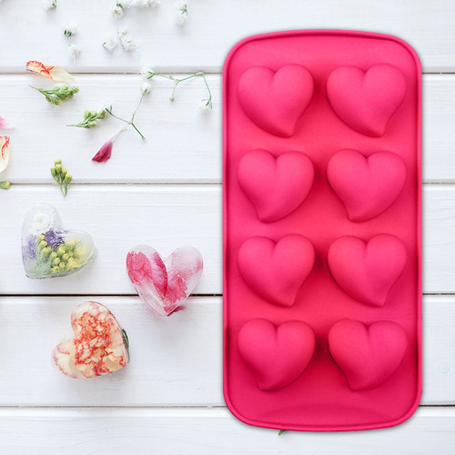 Bandeja De Hielo De Verano Con Forma De Corazón En Forma