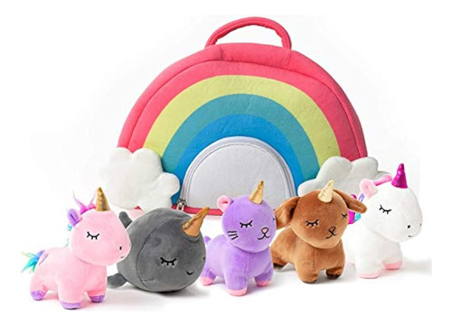 Pixie Crush Unicorn Toys - Juego De Peluche De Regalo Con Es