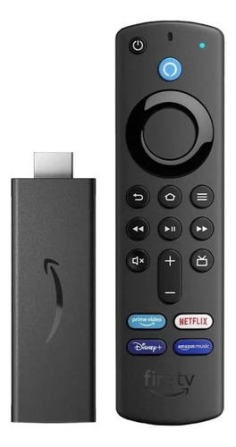  Amazon Fire Tv Stick 4k  De Voz 4k 8gb  Negro C/1.5gb  Ram