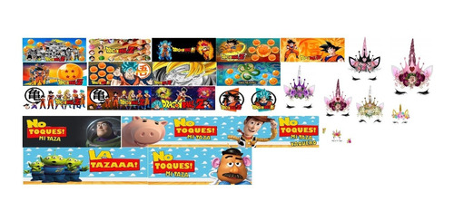 Vectores P/ Sublimar Tazas Formato Png Dragon Ball Toy Story