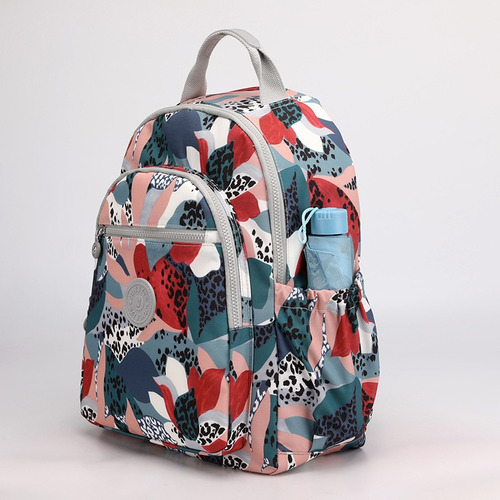 Mochila Casual, Ligera E Impermeable De Viaje De 20 L Color Rosa
