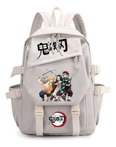 Mochila Para Estudiantes Demon Slayer, Bolsa Para Libros De