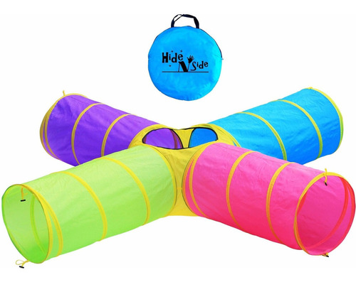 Carpas Para Niños  Hide N Side Túneles De Juego Para Niñ Crñ