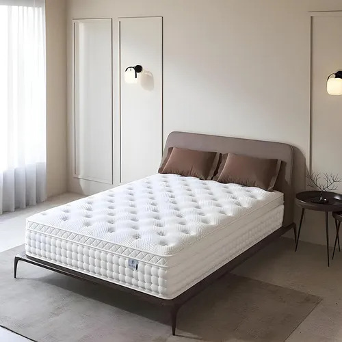 Colchón Matrimonial Memory Foam | Diseño Ergonómico | Blanco