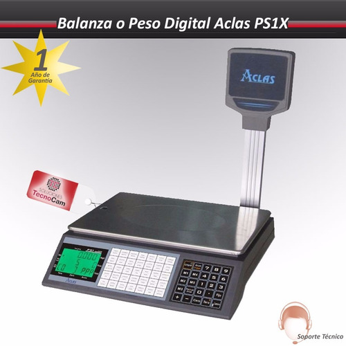 Balanza Electronica Digital Aclas Ps1 15kg (sencamer)