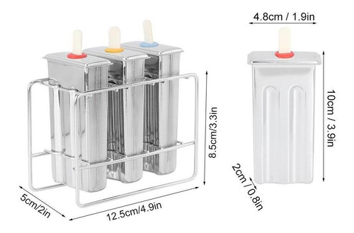Hogar De Acero Inoxidable 304 Helado Molde Diy Con Cleani