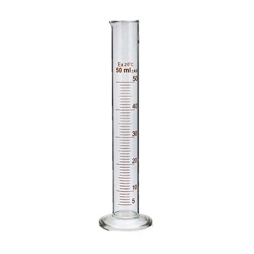 Probeta Vidrio Borosilicato 3.3 Graduada 50 Ml