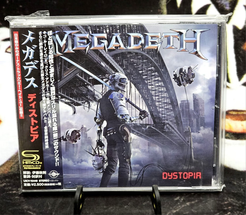Cd Megadeth Dystopia Japón Shm-cd Impecable Con Obi Envíos 