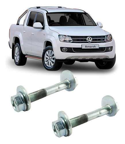 Par 2 Parafuso Regulagem Cambagem Dianteira Amarok 2010/2023